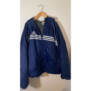 Men’s Vintage Navy Zip Up Windbreaker